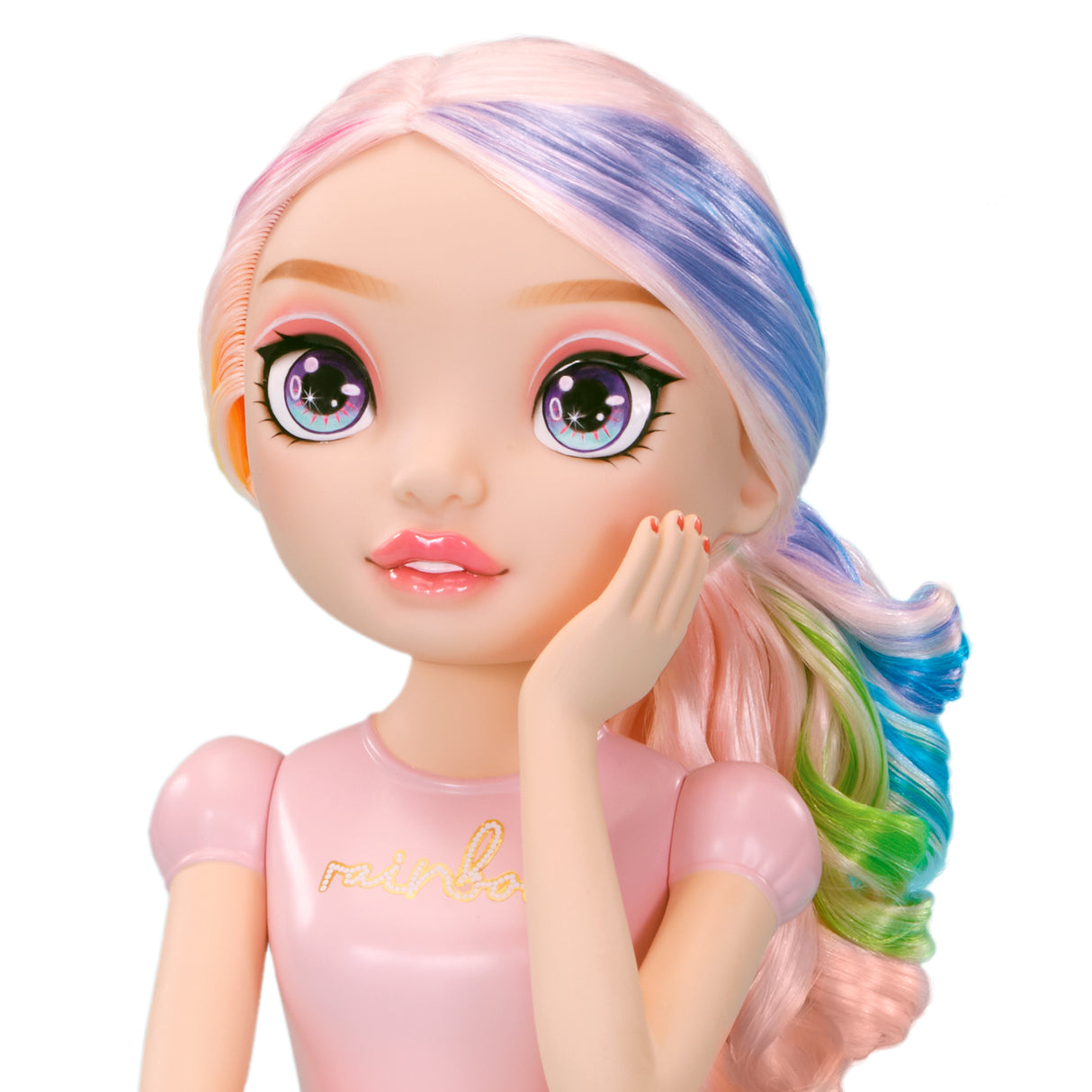 Rainbow High - Tete a coiffer Bella - 33cm - Colore ongles et cheveux - Des 4 ans
