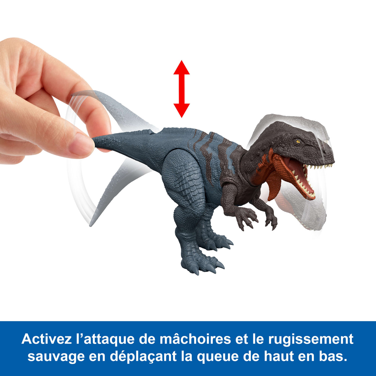 Jurassic World - Renaissance - Figurine articulée Abelisaurus - Jurassic World - JGB91