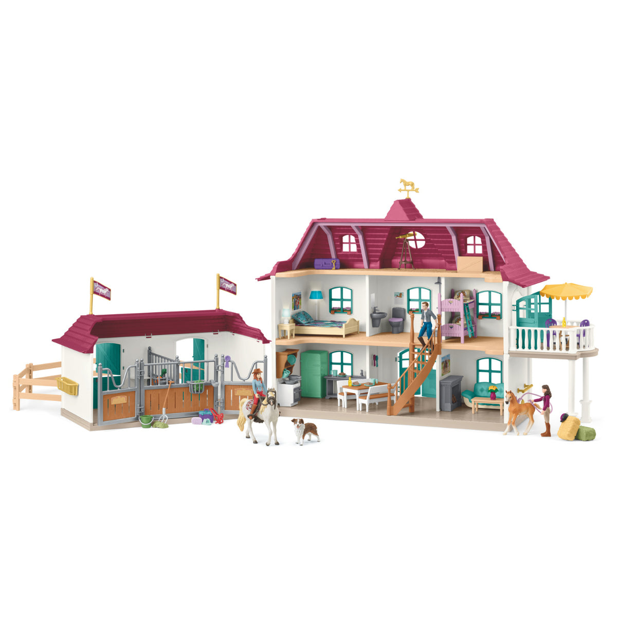 Coffret Grand centre équestre de Lakeside, SCHLEICH 42706, Horse Club, Des 4 ans