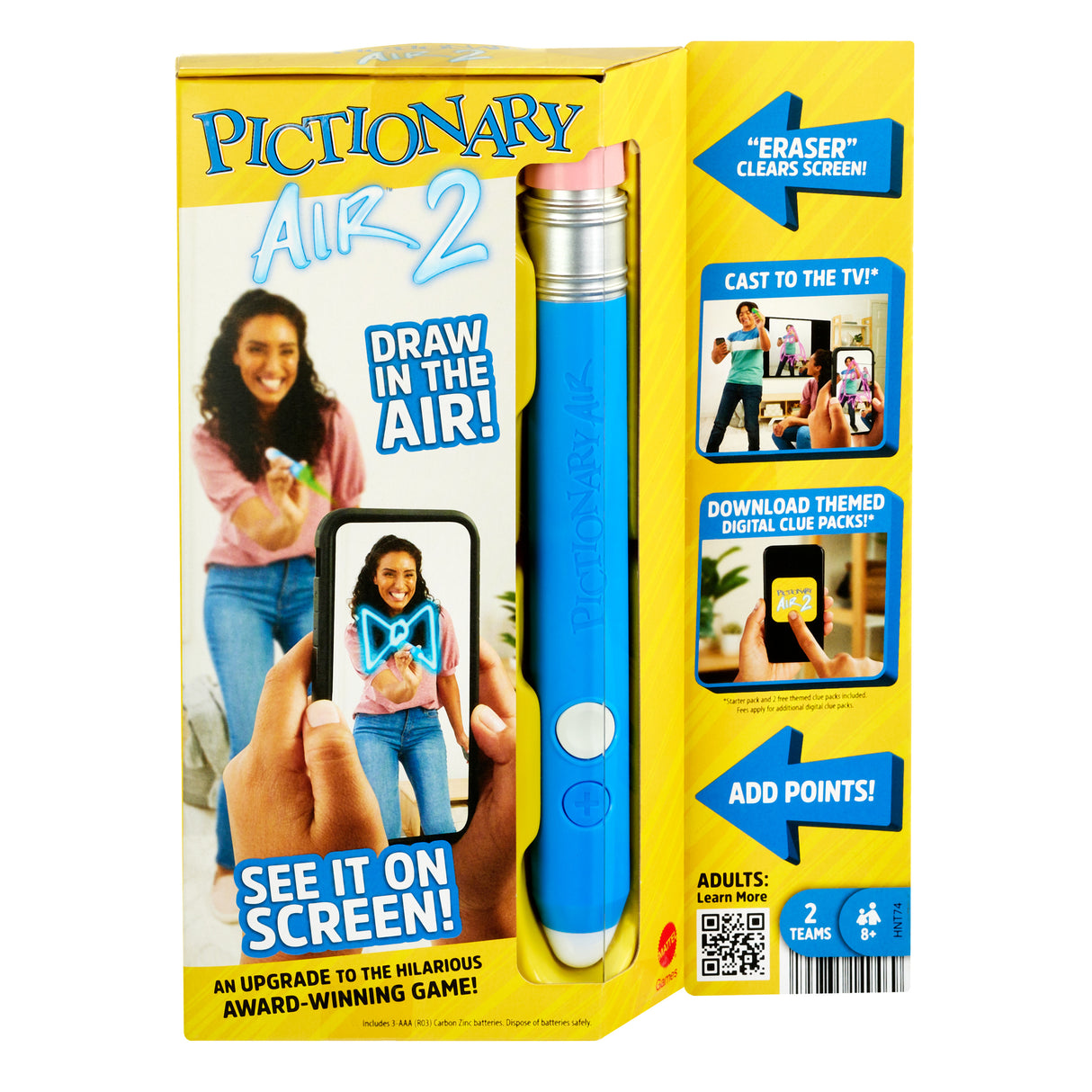 Mattel Games - Pictionary Air 2-Jeu pour enfants, adultes, famille HNT74