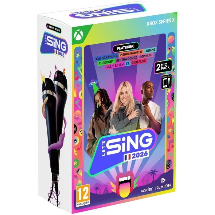 Let's sing 2026 + 2 Micros - Jeu Xbox Series X