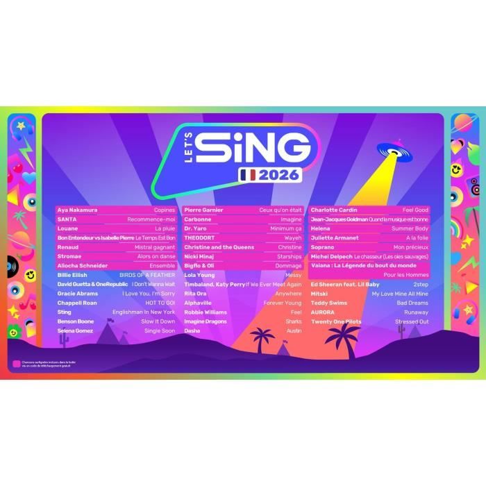 Let's sing 2026 - Jeu PS5
