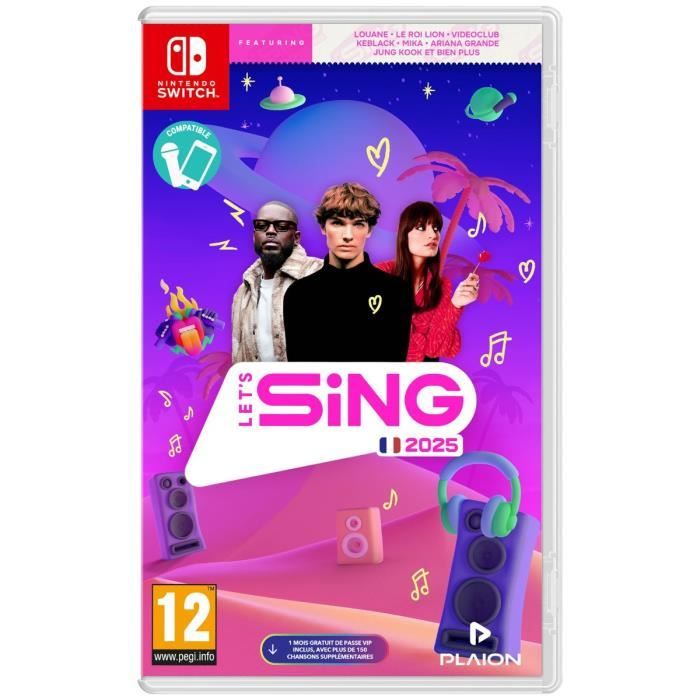 Let's Sing 2025 - Jeu Nintendo Switch