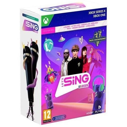 Let's Sing 2025 + 2 Micros†- Jeu Xbox Series X
