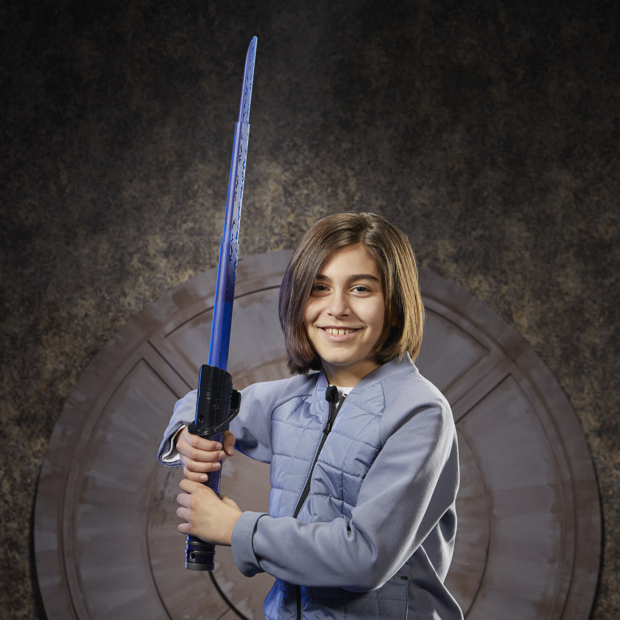 Sabre laser électronique Mandalorien Sabre noir, Star Wars Lightsaber Forge Kyber Core, jouets enfant, des 4 ans