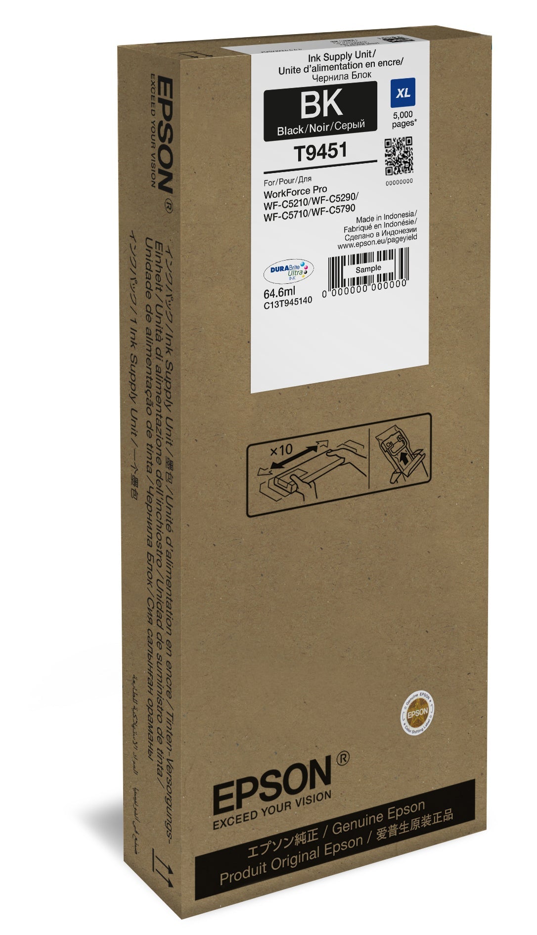 Cartouche d'encre Epson T9451 XL (Noir)