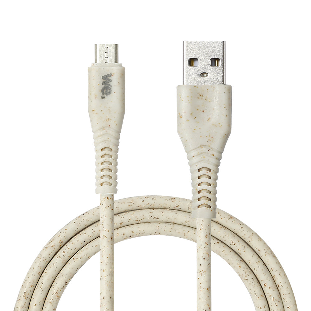 C ble micro USB/USB A bisourcé avec 30% de matières recyclées - 1m - Packaging é