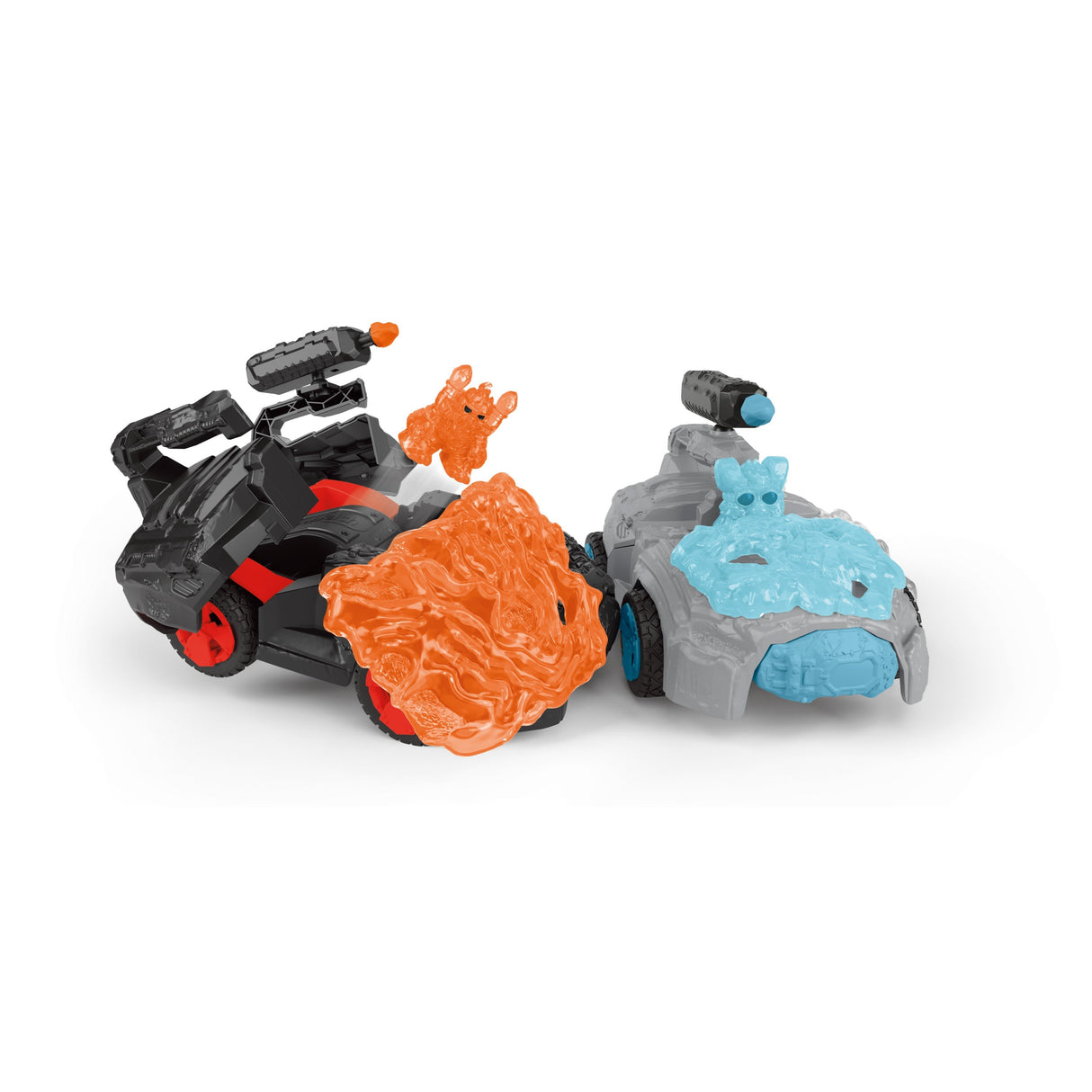 SCHLEICH - 42668 ELDRADOR CREATURES Crashmobile de Lave avec Mini Creature - Coffret voiture avec figurine fantastique