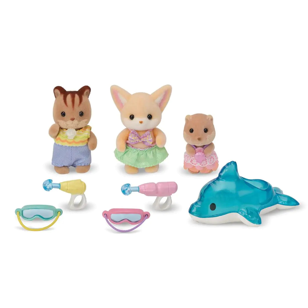 Le trio des bébés a la piscine - Sylvanian Families - 5749