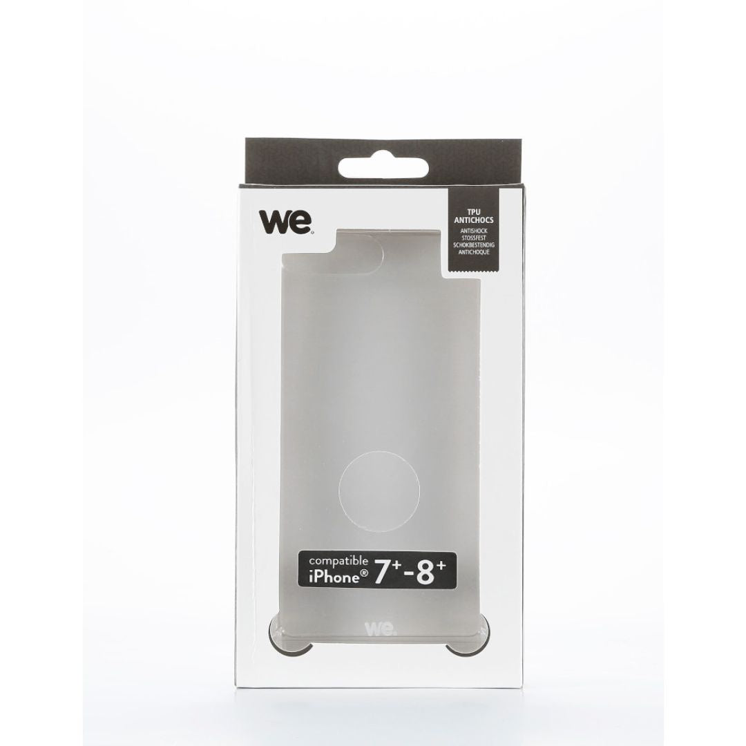 WE Coque de protection TPU APPLE IPHONE 7+ / 8+ Transparent