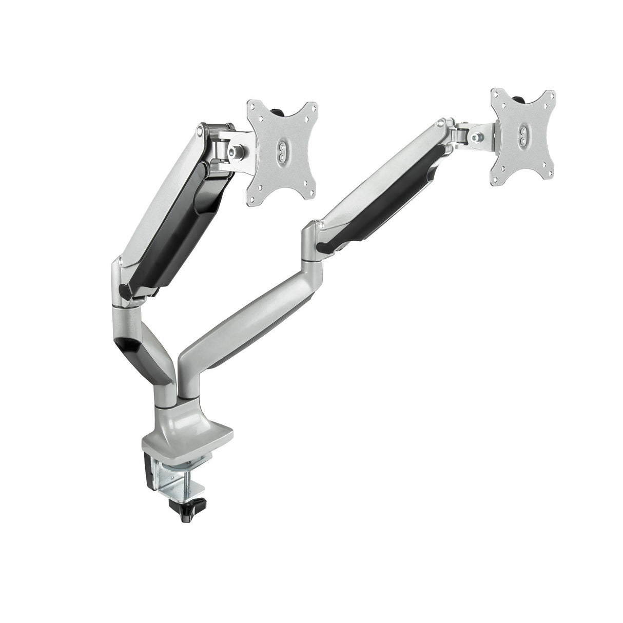 Support double-écran à fixer Tooq DB3132TNR 13"-32" (9kg max) (Argent)