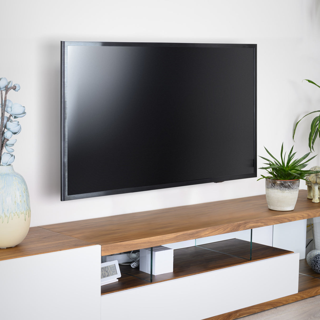 Support mural pour écran Tooq LP6055TN 23"-55" (30kg max) (Noir)