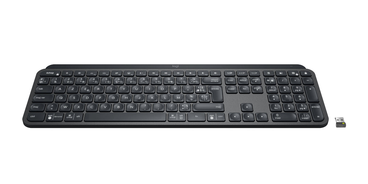 Clavier sans fil Bluetooth Logitech MX Master Keys Business (Noir)