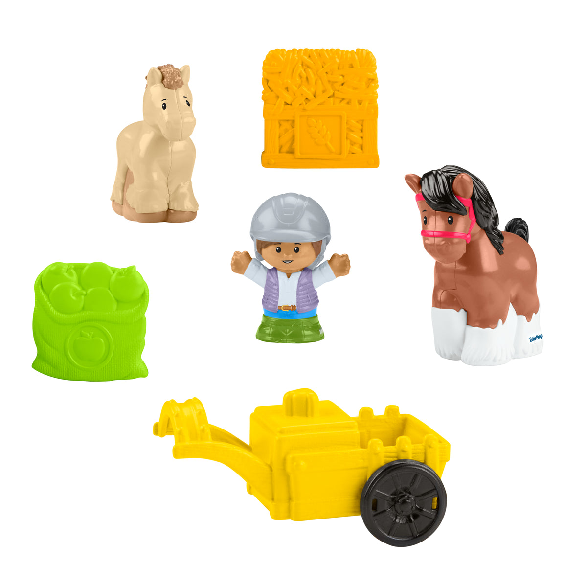 FISHER-PRICE Little People-L'écurie des Joyeux Chevaux avec 6 éléments - Fisher-Price - HWR84