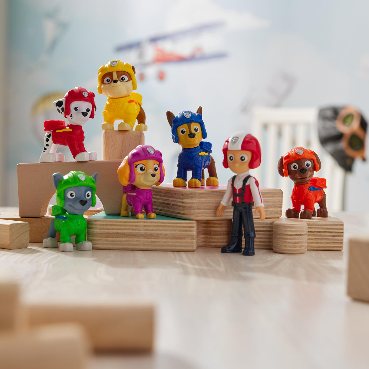 SPIN MASTER MULTIPACK DE 7 FIGURINES AIR RESCUE La Pat' Patrouille