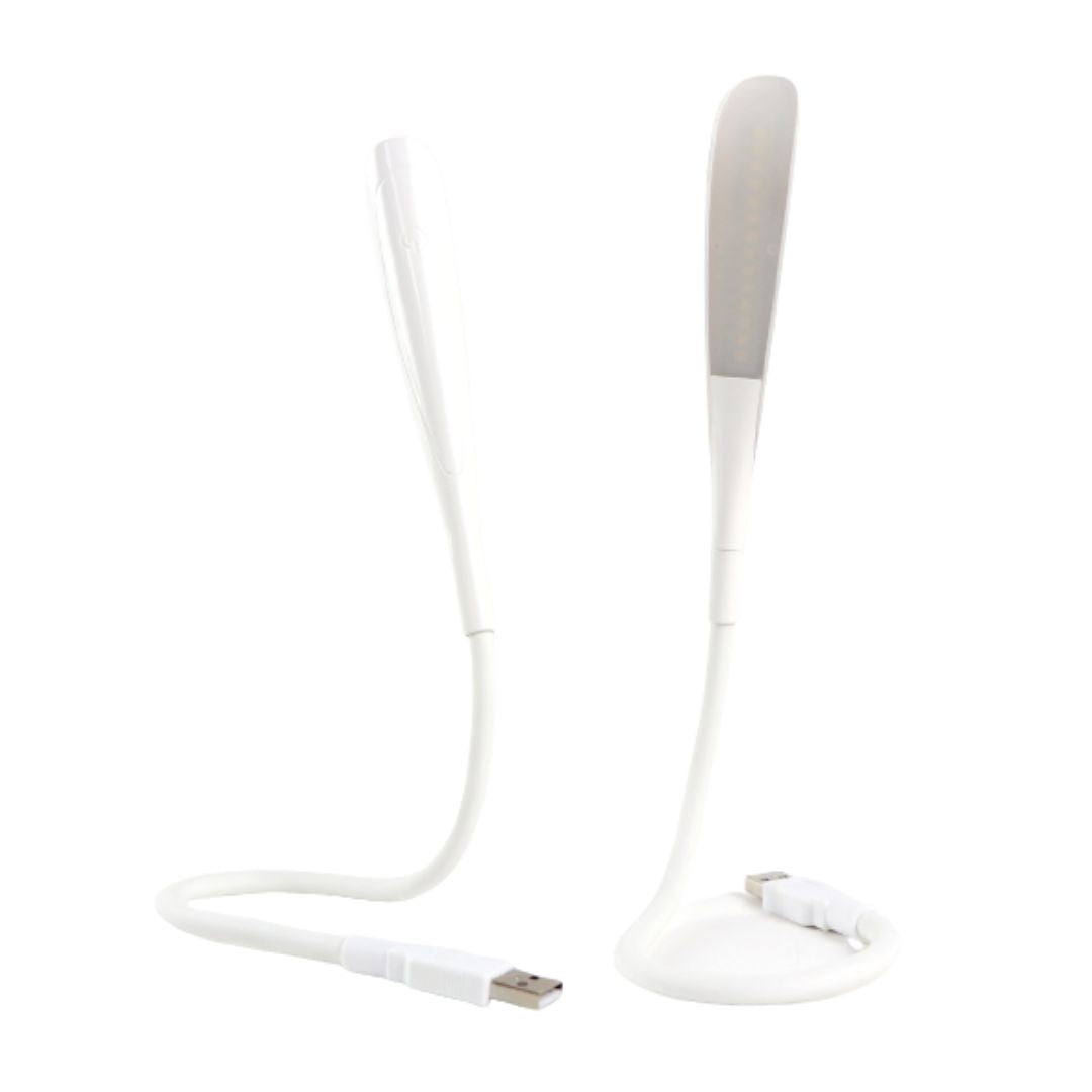 Lampe LED USB, bras flexible, lumière blanche avec intensité réglable en 3 nivea