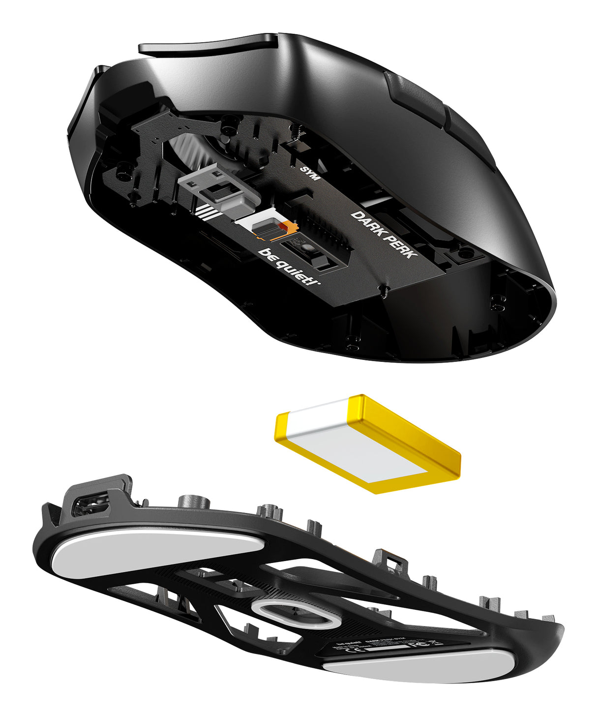 Souris - Sans fil - BE QUIET! - Dark Perk Sym - Noir