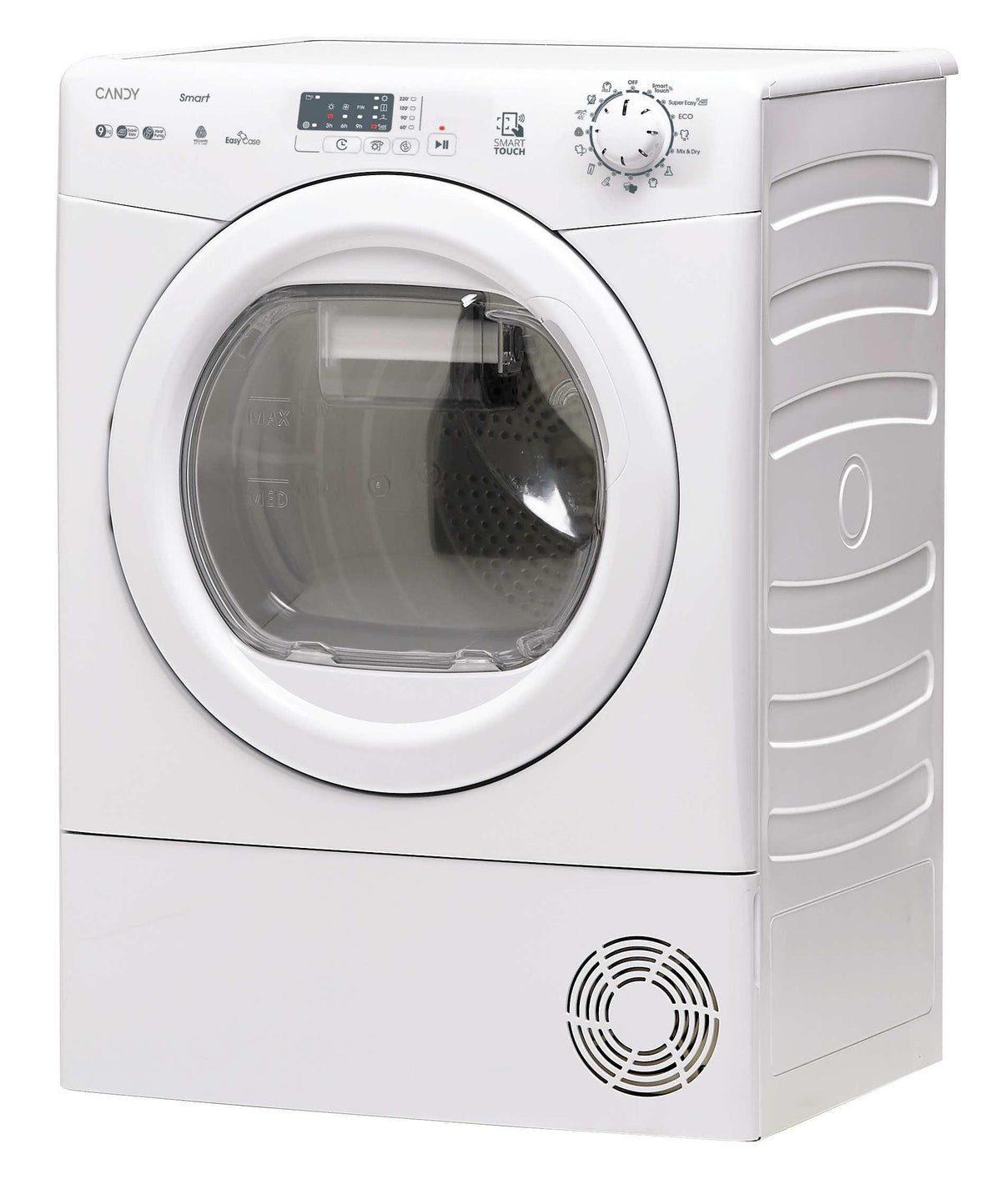 Seche-linge pompe a chaleur CANDY CS EH9N2LE-S Smart - 9 kg - Bac EasyCase - Classe D - Blanc