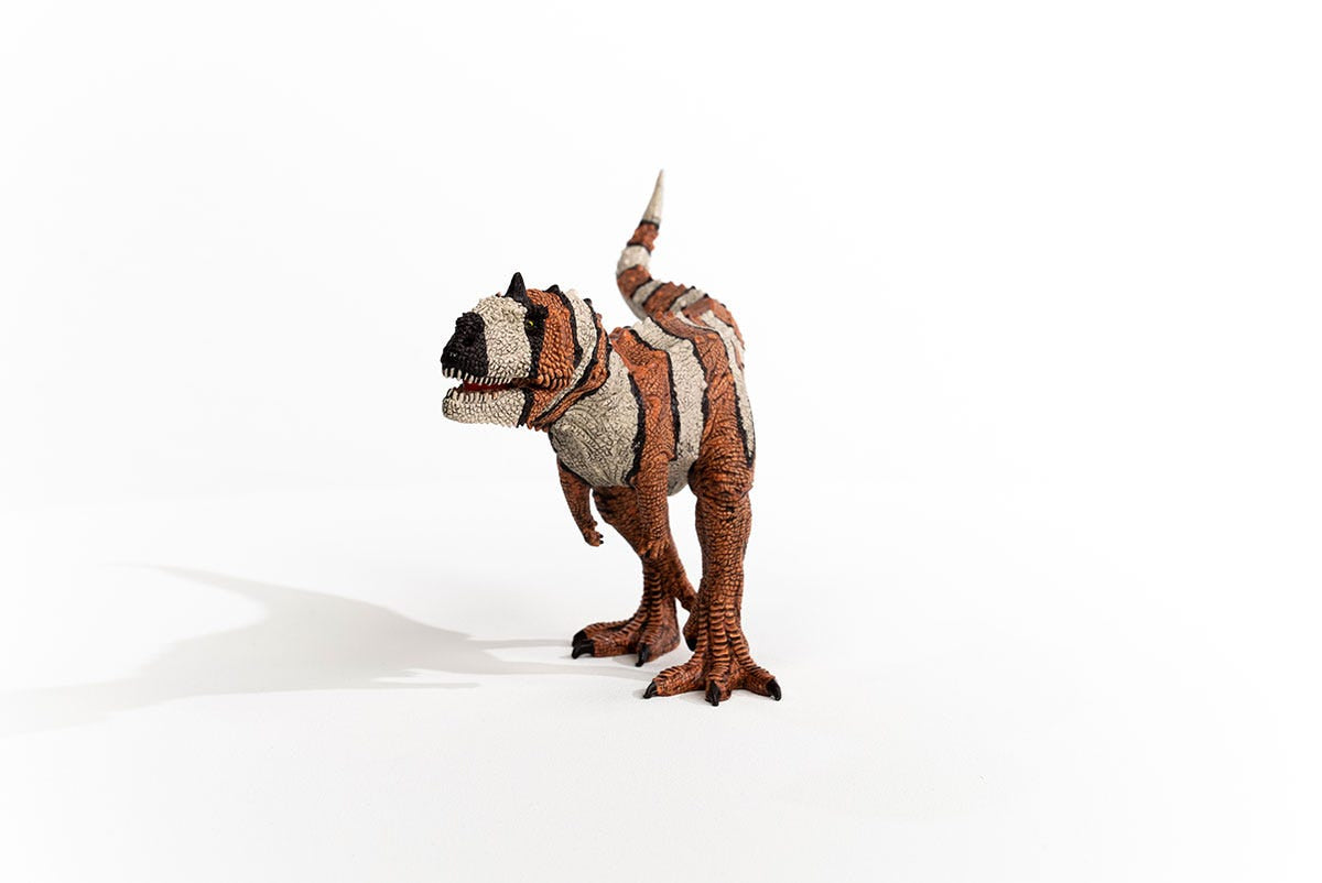 Figurine de Majungasaurus a la Mâchoire Mobile - Figurine Dinosaure Durable de l'ere Jurassique - Jouet Détaillé pour Garçons et