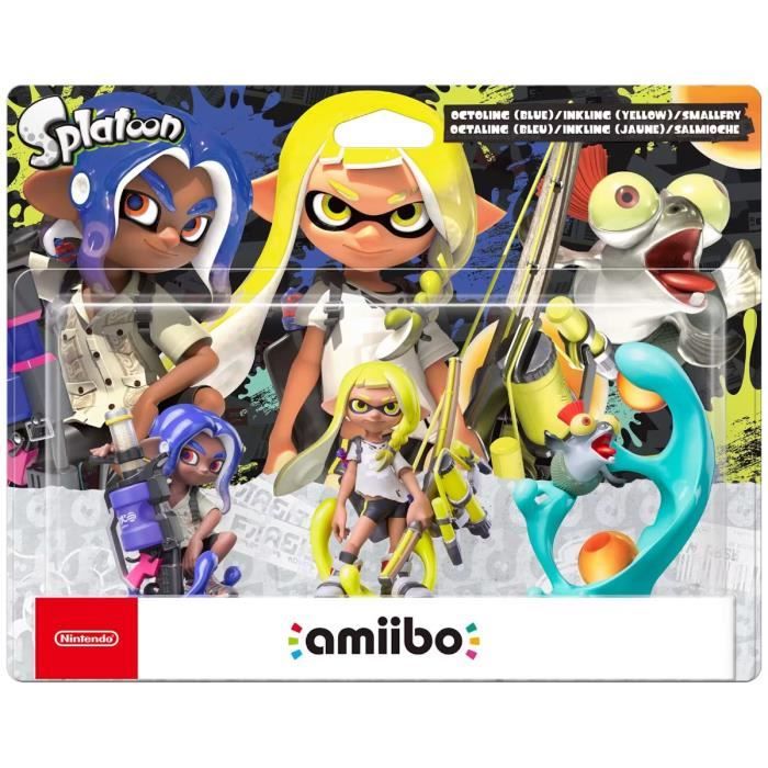 Figurine Amiibo - Octaling, Inkling & Salmioche Collection Splatoon