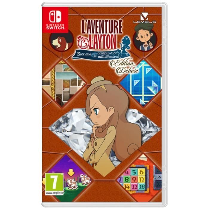 L'Aventure Layton: Katrielle et la Conspiration des Millionnaires - Édition Deluxe Jeu Nintendo Switch