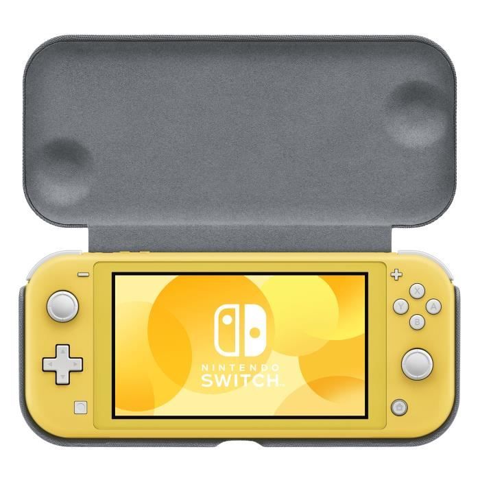 Pochette a rabat et Protection d'écran pour Nintendo Switch Lite Noir