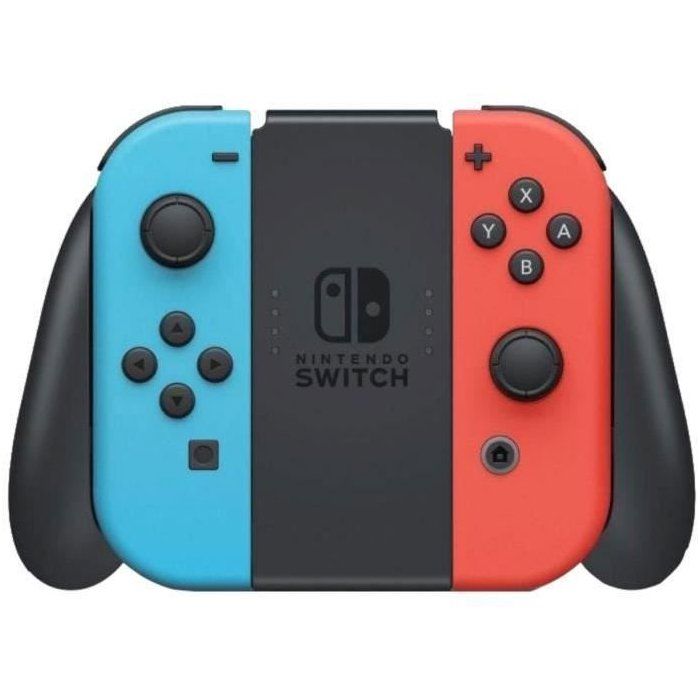 Console Nintendo Switch - Modele OLED Bleu Néon & Rouge Néon