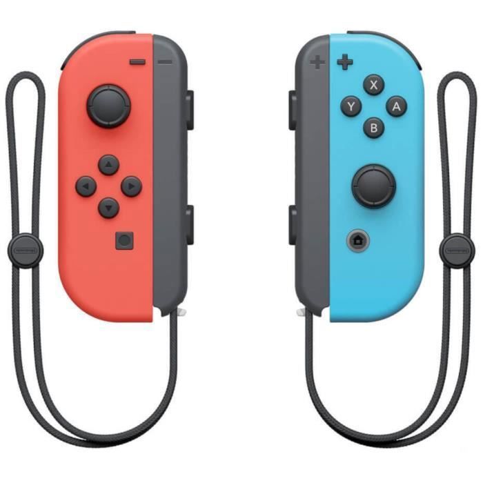 Console Nintendo Switch - Modele OLED ï Bleu NÈon & Rouge NÈon