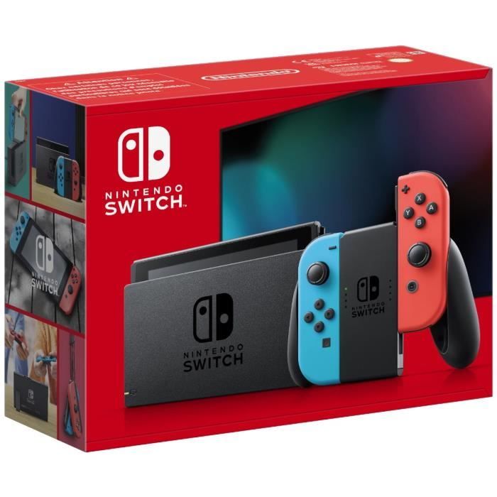 Console Nintendo Switch Bleu Néon & Rouge Néon