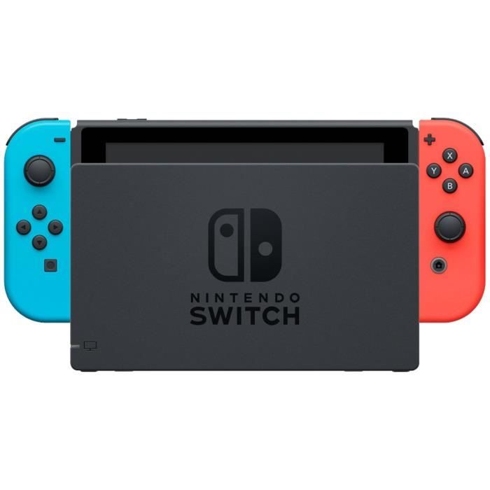Console Nintendo Switch Bleu Néon & Rouge Néon