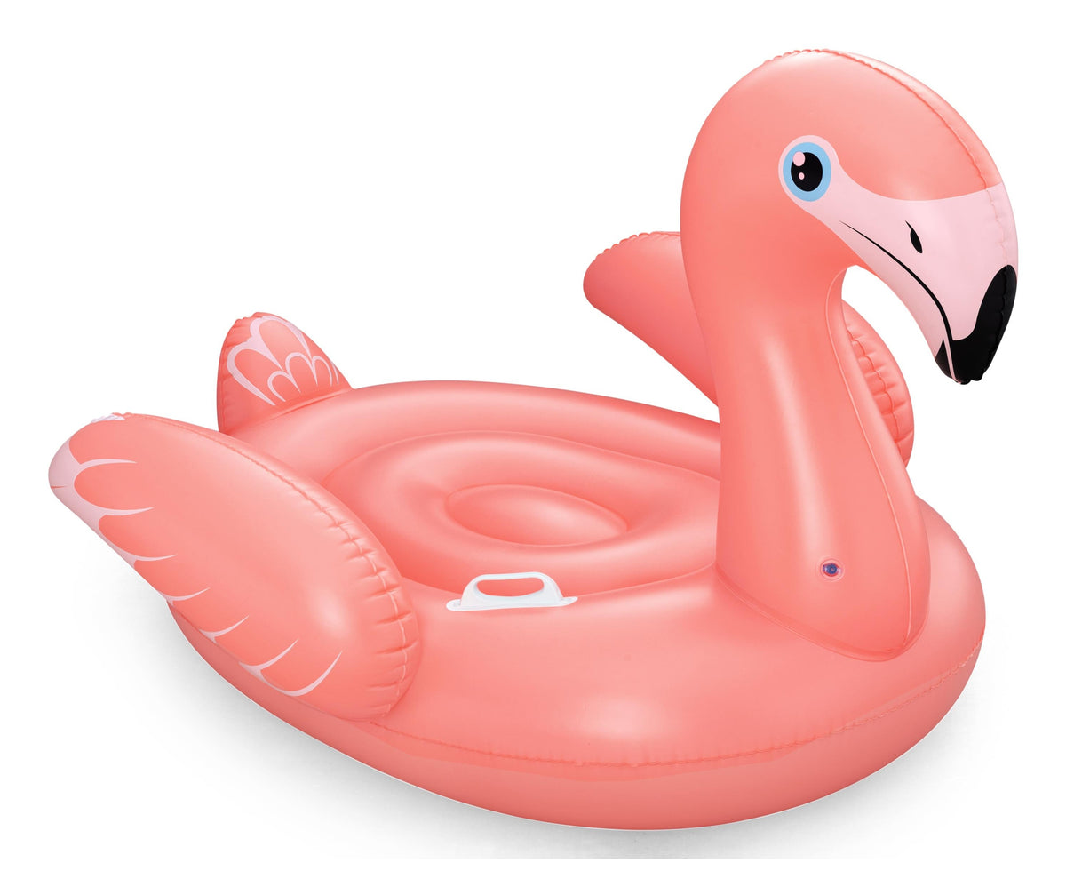 Bouée a chevaucher - Bestway - Flamant rose - 168 x 120 cm