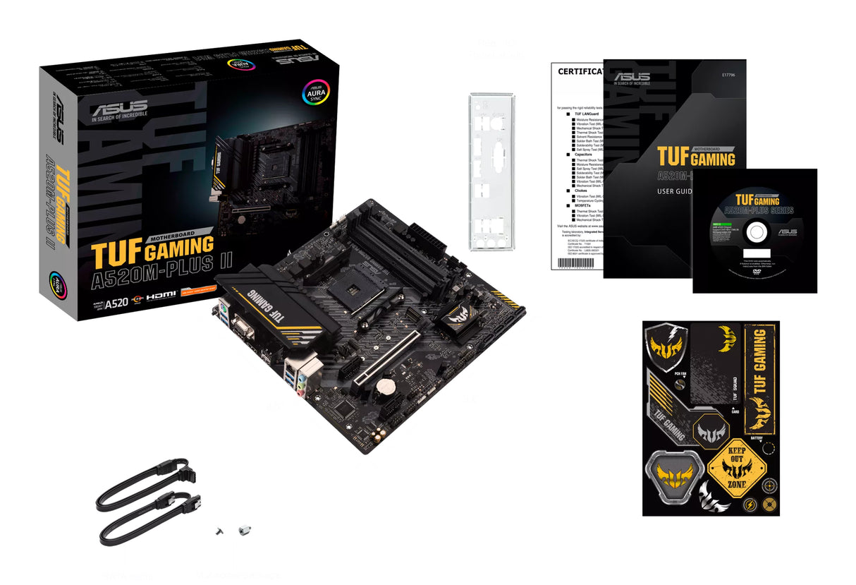 Carte Mère Asus Tuf Gaming A520M-Plus II (AM4) Micro-ATX