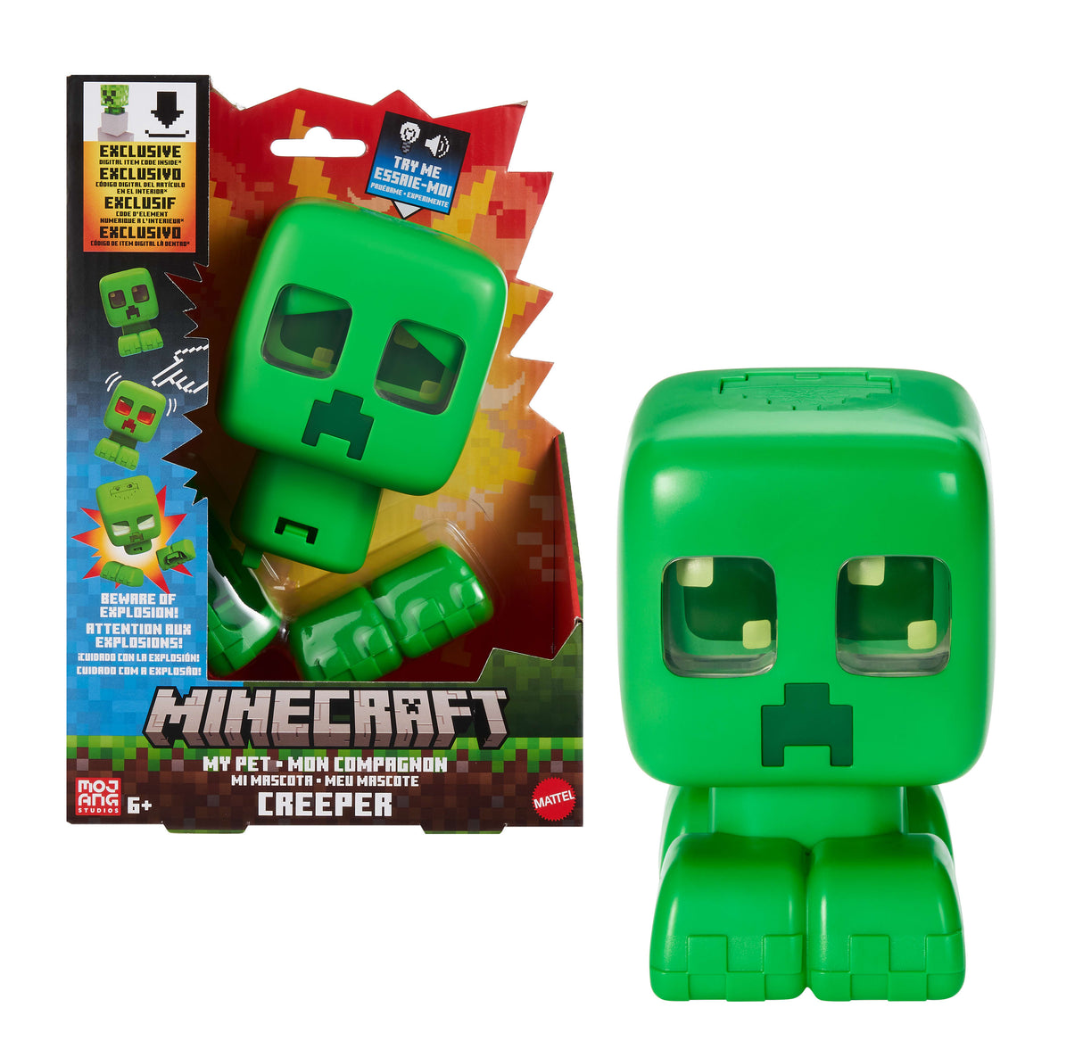 Minecraft - Figurines intercatives - Creeper - Minecraft - JGX49