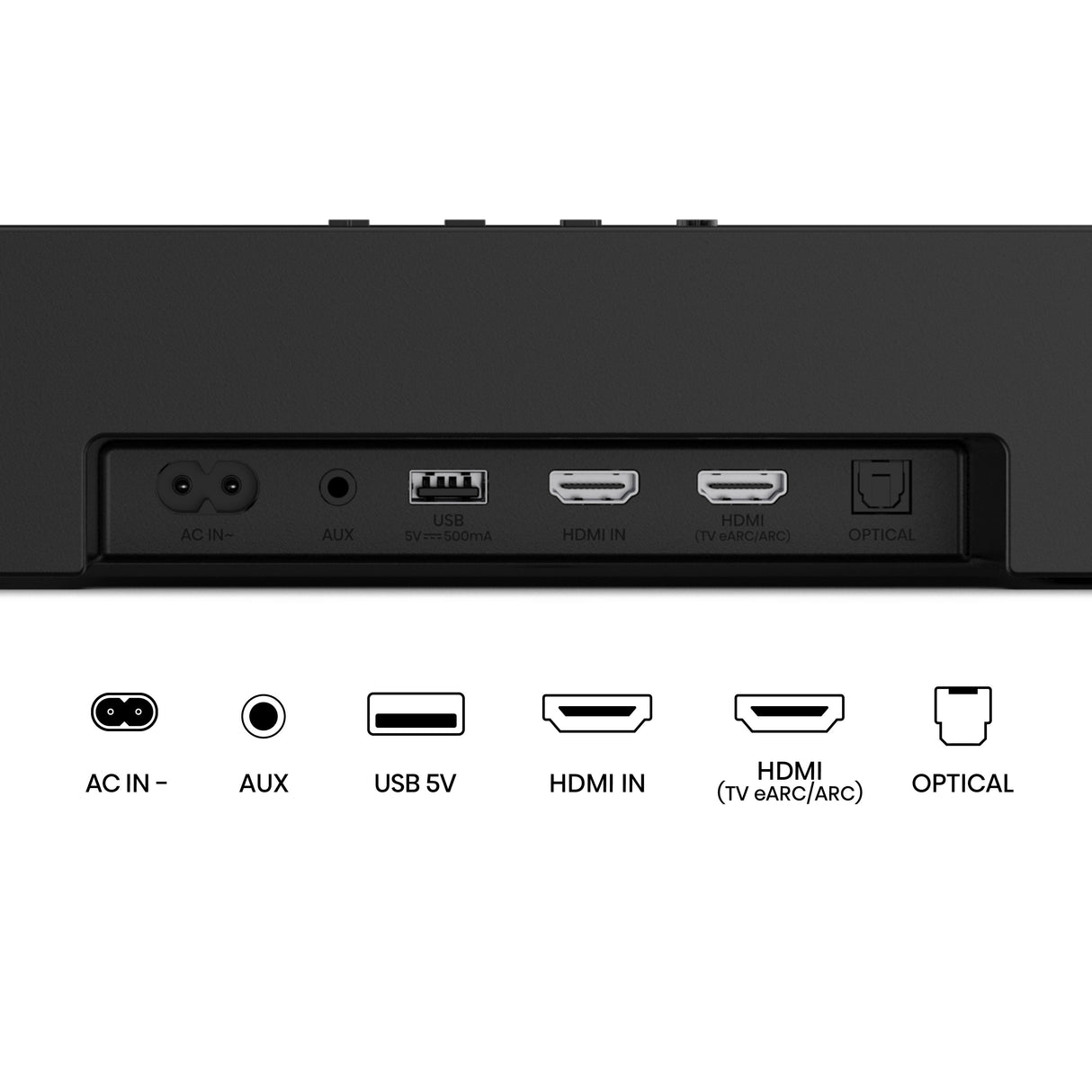 Barre de son - HISENSE - AX5140Q - 5.1.4 Canaux - Dolby Atmos & DTS:X - 520W - Caisson et enceintes arriere sans fil - HDMI eARC