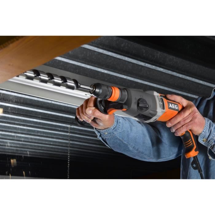 AEG - Perforateur burineur SDS+ 28 mm 1010 W, 2,8 Joules EPTA, poignÈe, butÈe, mandrin mÈtal 13 mm, en coffret - KH28SuperXEK