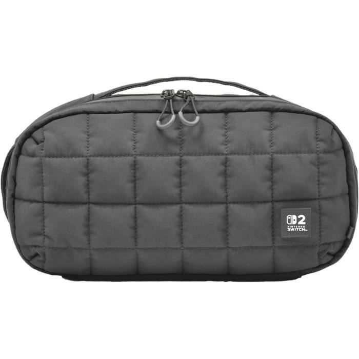 Pochette rembourrée de protection et transport - HORI - Nintendo Switch 2 - Rangement accessoires et jeux - Noir