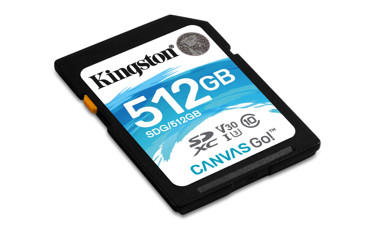 Carte m�moire SD Kingston Canvas Go! - 512Go