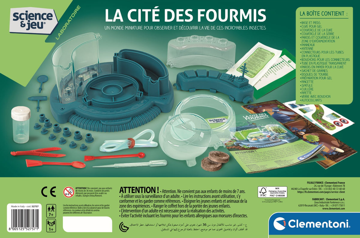 La cité des fourmis - Clementoni - Science & Jeu - Jeux Scientifiques