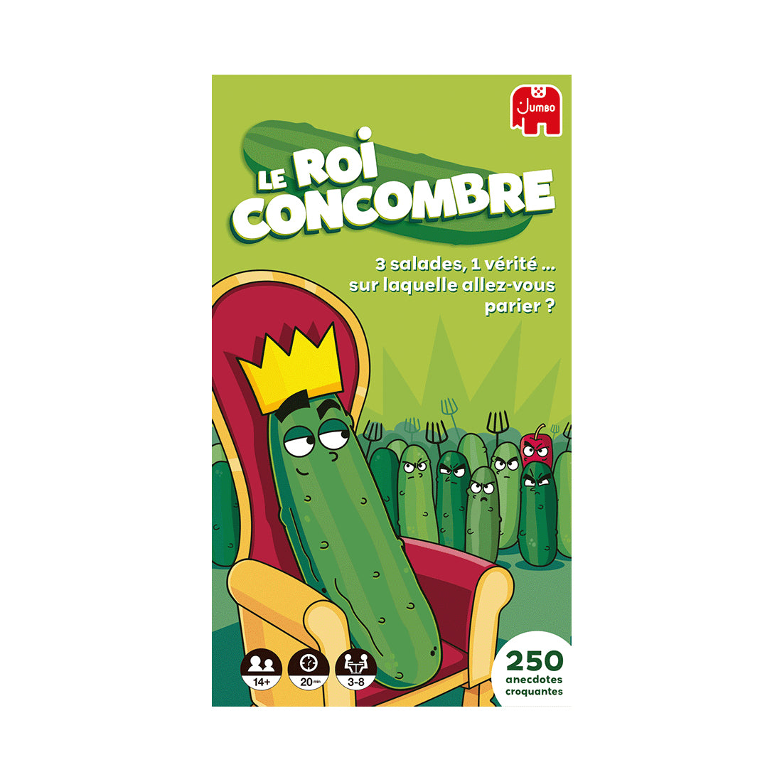 LE ROI CONCOMBRE - Jeu de société - DUJARDIN - Identifiez les anecdotes authentiques dans ce jeu de réflexion amusant !