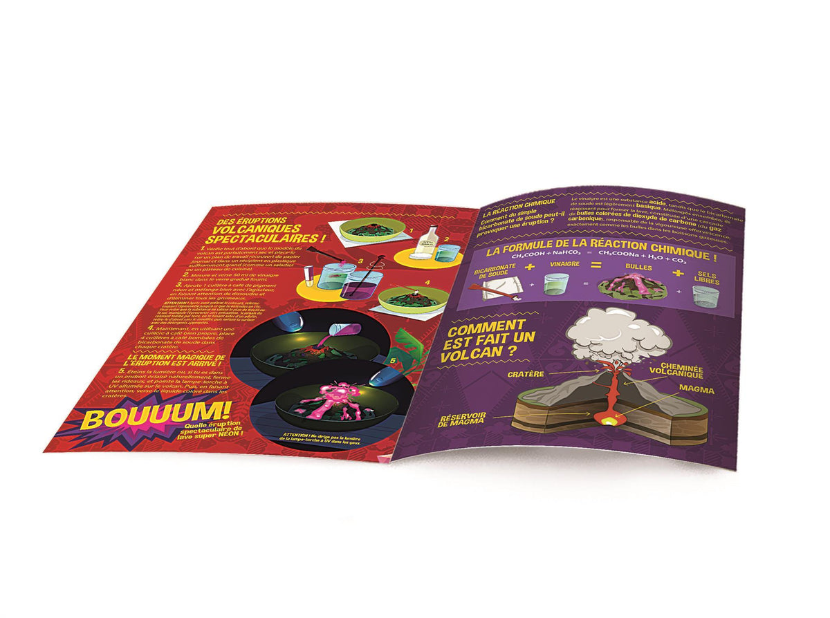 Expériences volcaniques - Clementoni - Science & Jeu - Jeux Scientifiques