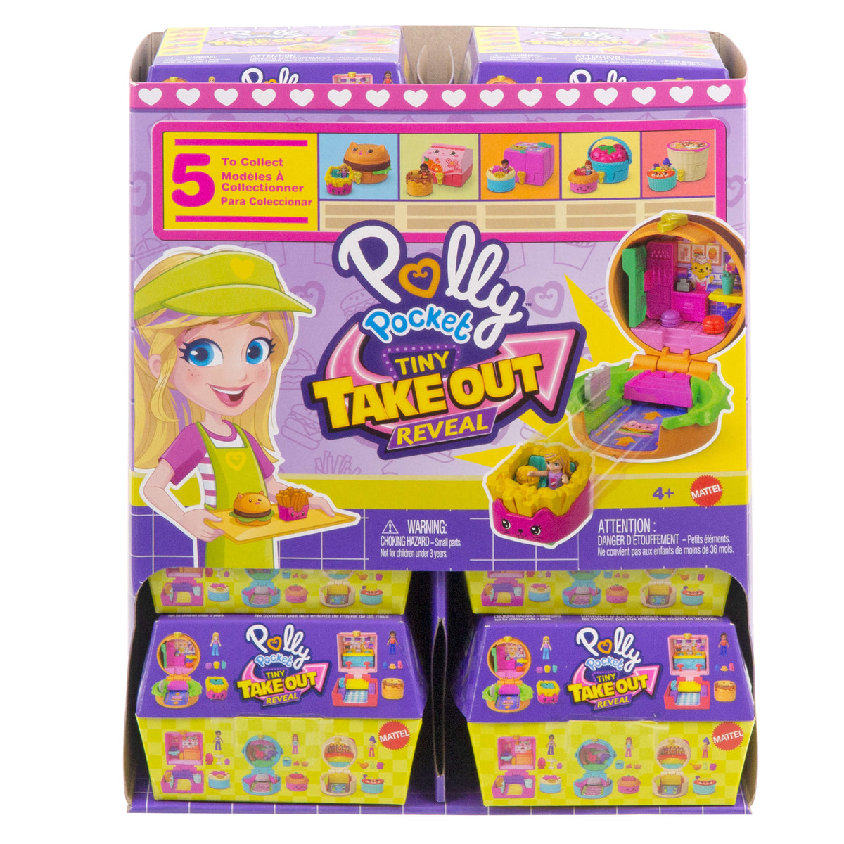 Polly Pocket–Coffret Multifacettes-Voitures Et Mini-Figurines - JCR44 Modele aléatoire - a partide 4 ans
