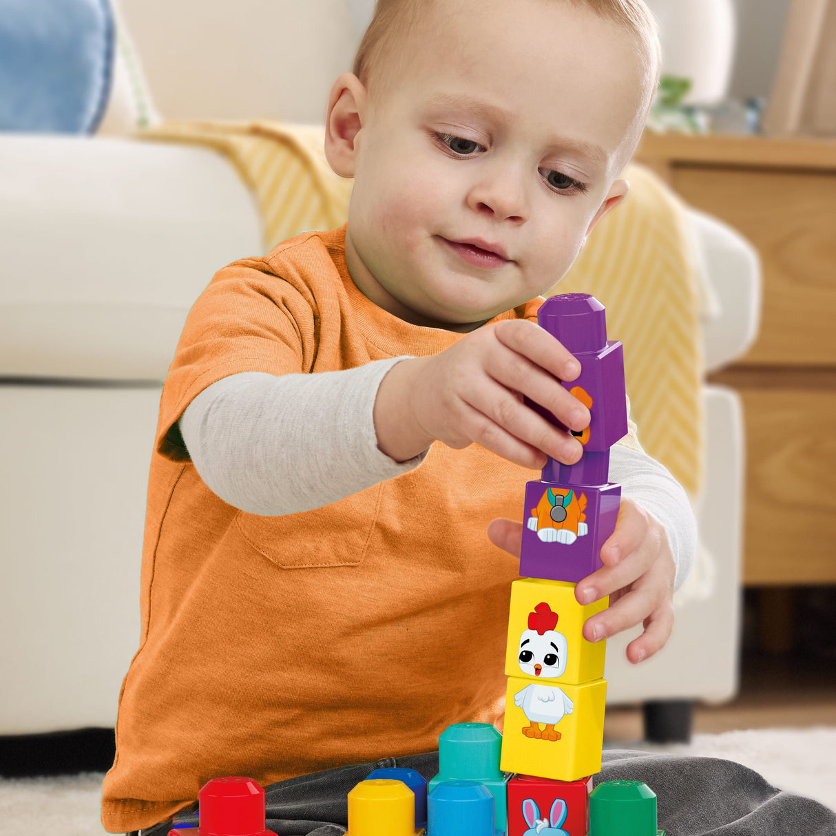 Le tracteur des animaux - des 1 an et demi - Mega Blocks - JKG33
