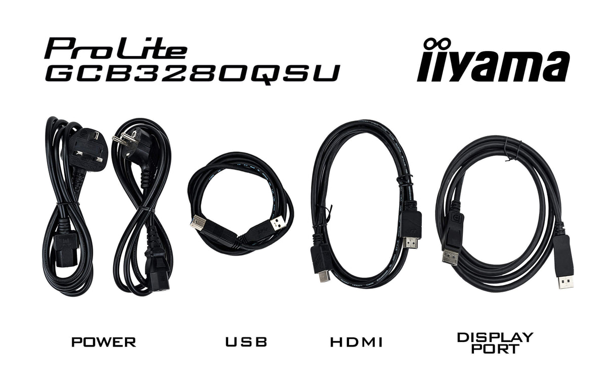 Ecran PC Gamer Incurvé - IIYAMA - 32 - QHD - 180Hz - Dalle VA - 0,2ms - Ajustable en hauteur - GCB3280QSU-B2