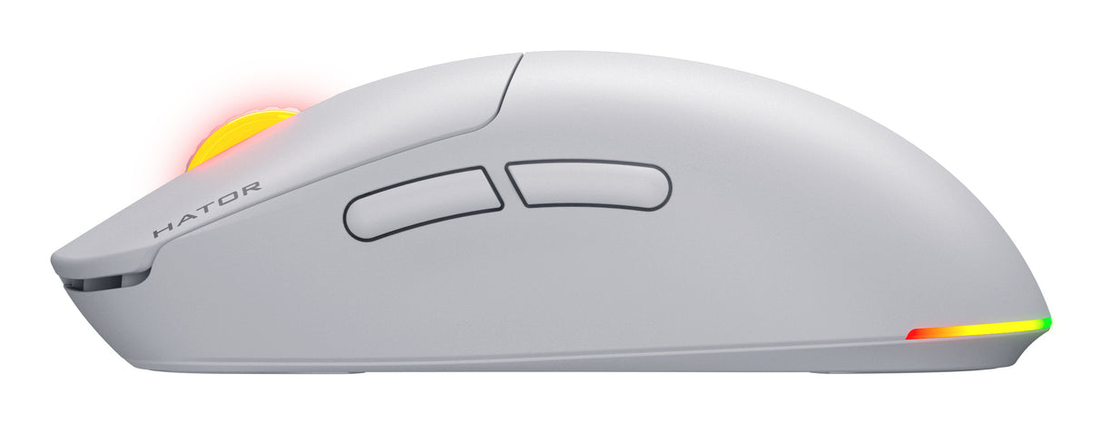 Souris sans fil Gamer Hator Quasar 3 (Blanc)