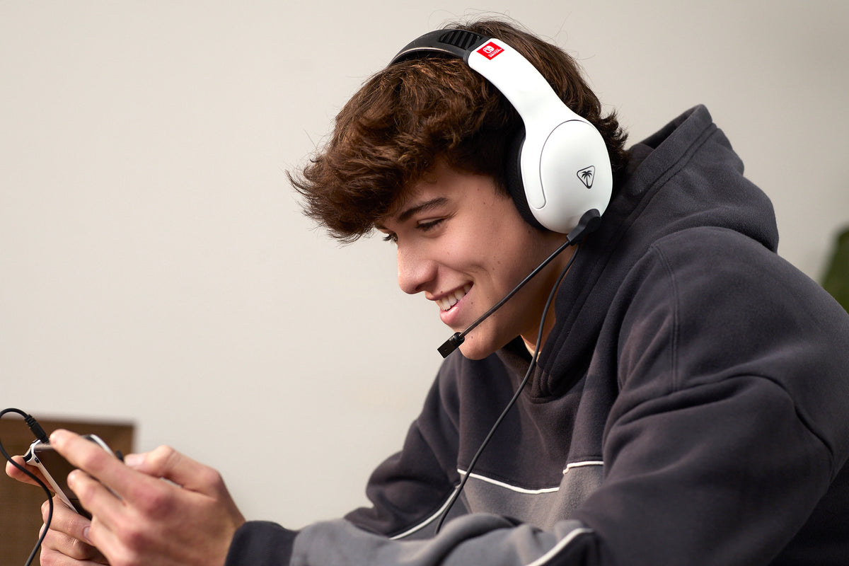 Casque Gaming filaire - TURTLE BEACH - Nintendo Switch - Airlite Fit - Noir et Blanc