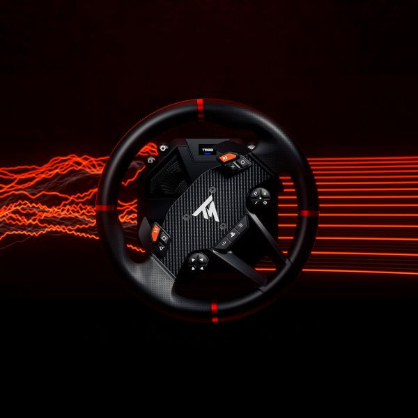 Volant de course avec base + pédalier - THRUSTMASTER - T598 P - Moteur Direct Axial Drive - PC, PS4, PS5