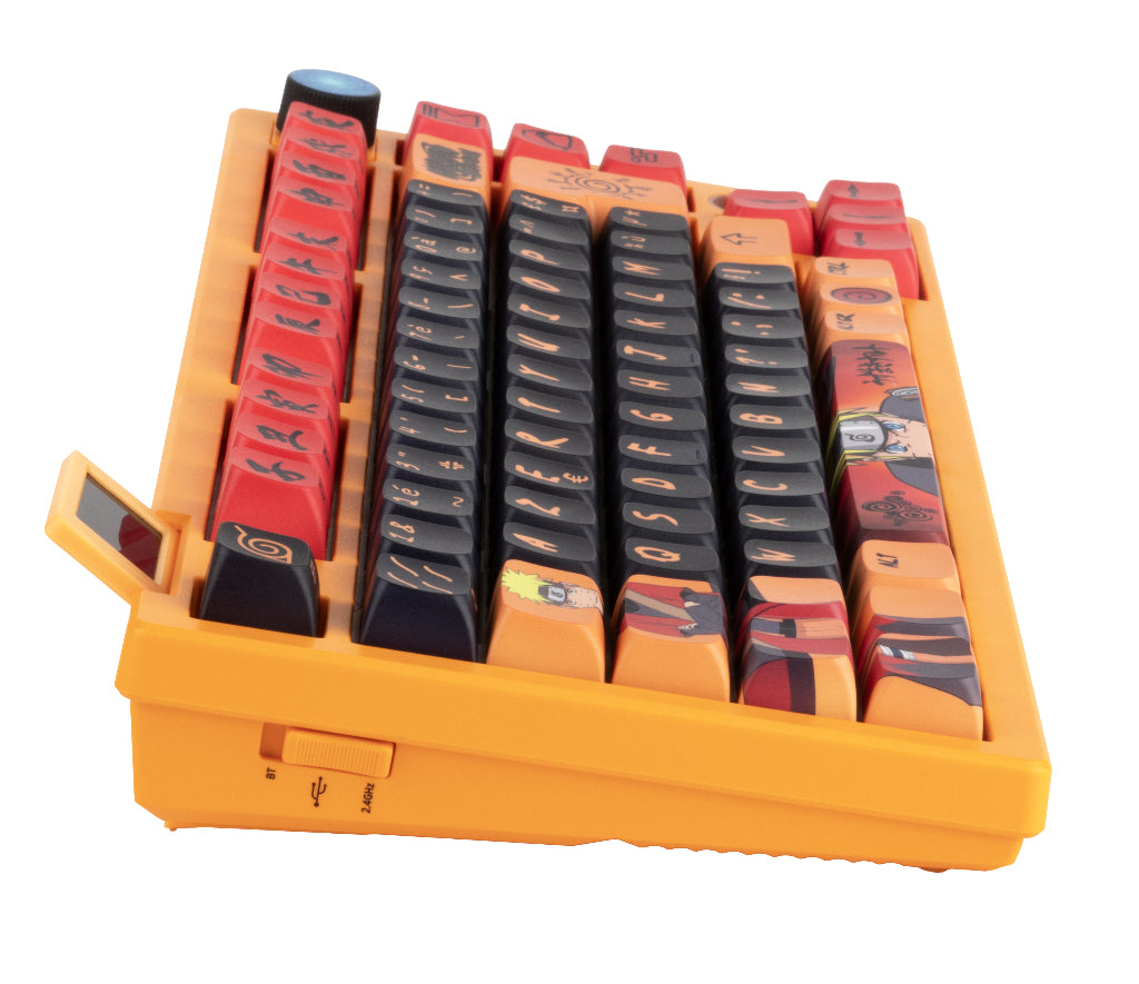 Clavier filaire/sans fil - Mécanique - KONIX - Naruto Shippuden - Édition Pro Collector Numérotée - AZERTY - LED RVB