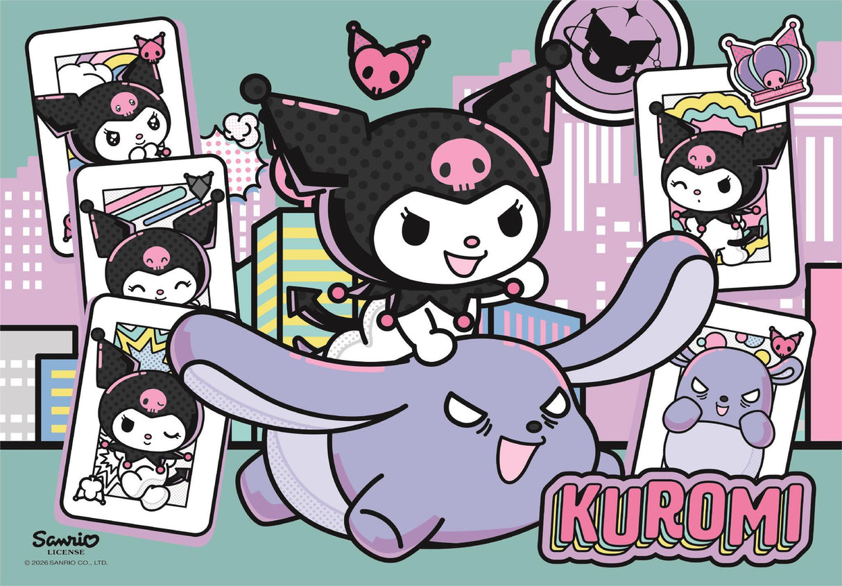 Puzzle 104 pieces - Clementoni - Kuromi - Puzzle Enfant - Des 6 ans - Pieces Super Color