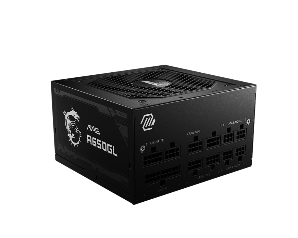 Alimentation ATX MSI Mag A650GL - 650W (Noir)