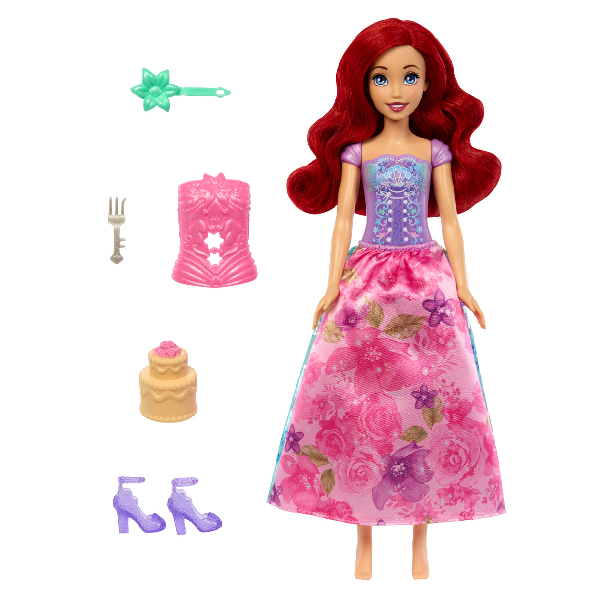 Poupée Ariel Spin & Reveal - Mattel Disney Princesses - avec 11 surprises - HTV88 - Des 5 ans